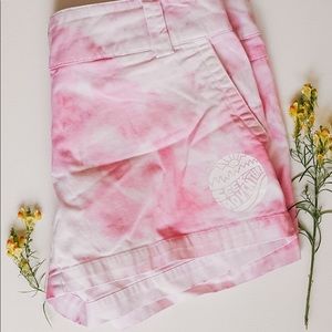 Pink Tie Dye Shorts!